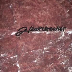 Heartbreaker velvet shirt